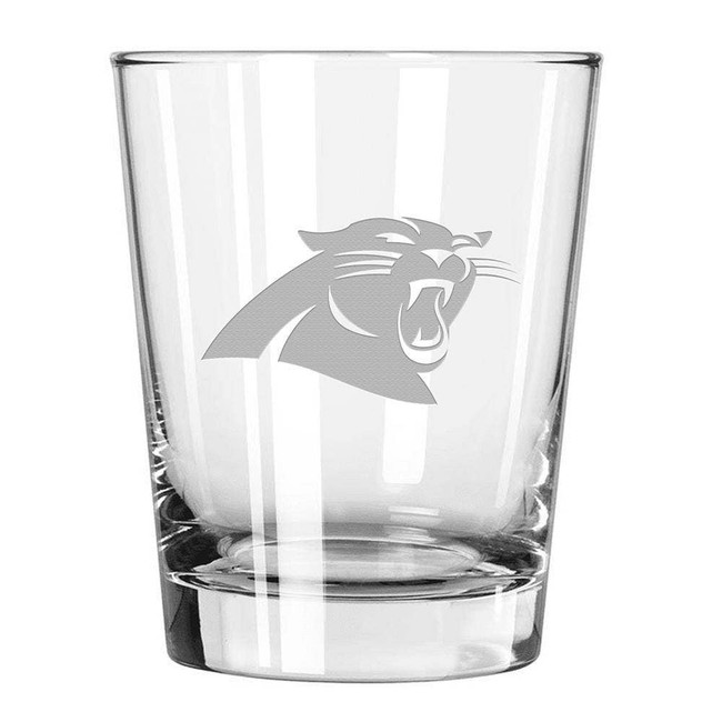 Carolina Panthers 15oz Old Fashioned w/Etched Logo