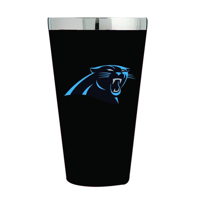 Carolina Panthers 16oz Matte Finish SS Pint