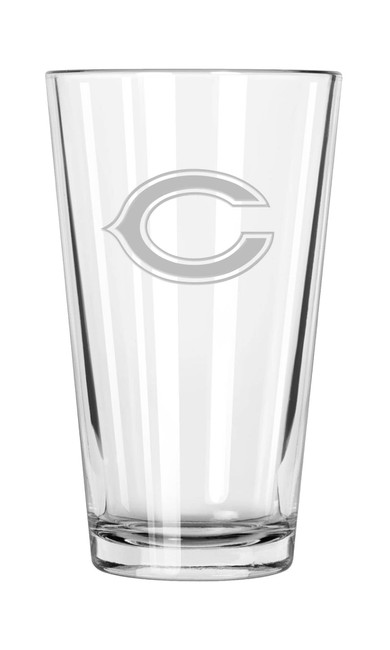Chicago Bears 16oz Pint Glass w/Etched Logo