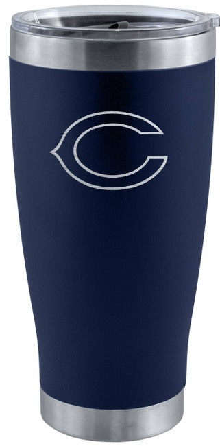 Chicago Bears 20oz Navy Tumbler w/Etched Logo