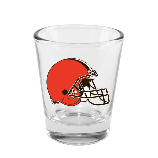 Cleveland Browns 2oz Clear Collector Glass