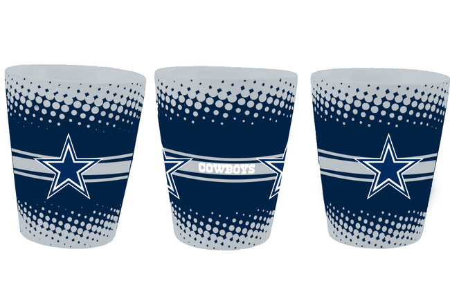 Dallas Cowboys 2oz Full Wrap Collector Glass