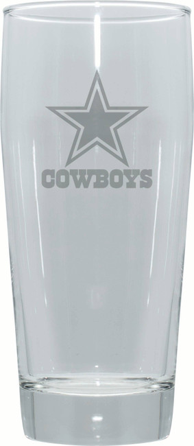 Dallas Cowboys 16oz Pub Pilsner w/Etched Logo