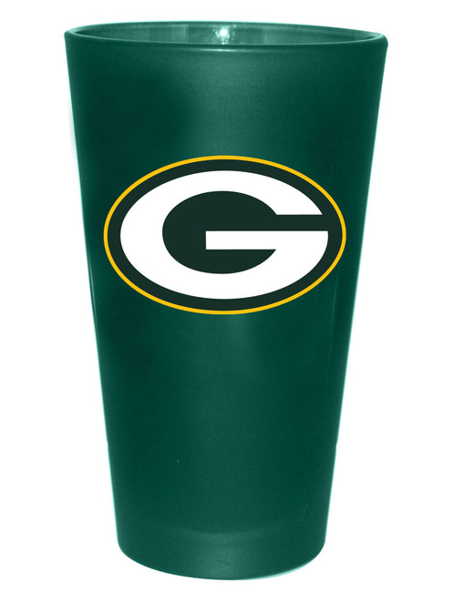 Green Bay Packers 16oz Color Frosted Pint Color Logo