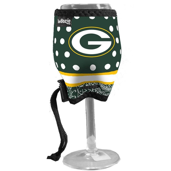Green Bay Packers Wine Glass Woozie