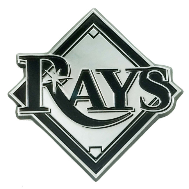 MLB - Tampa Bay Rays Chrome Emblem 3"x3.2"