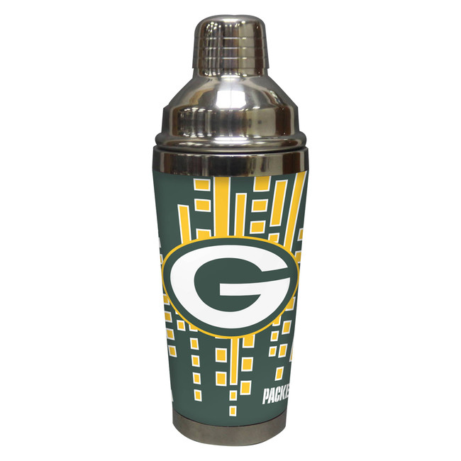Green Bay Packers Stainless Steel Cocktail Shaker