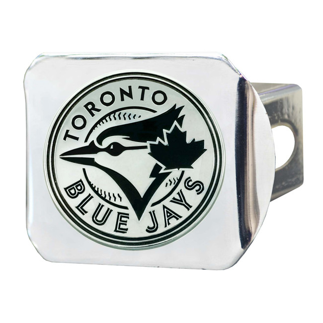 Toronto Blue Jays Metal Hitch Cover with Metal 3D Emblem Circular Blue Jays Secondary Logo
