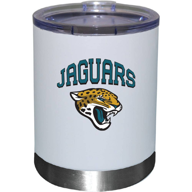 Jacksonville Jaguars 12oz White Low-Ball Tumbler Color Logo