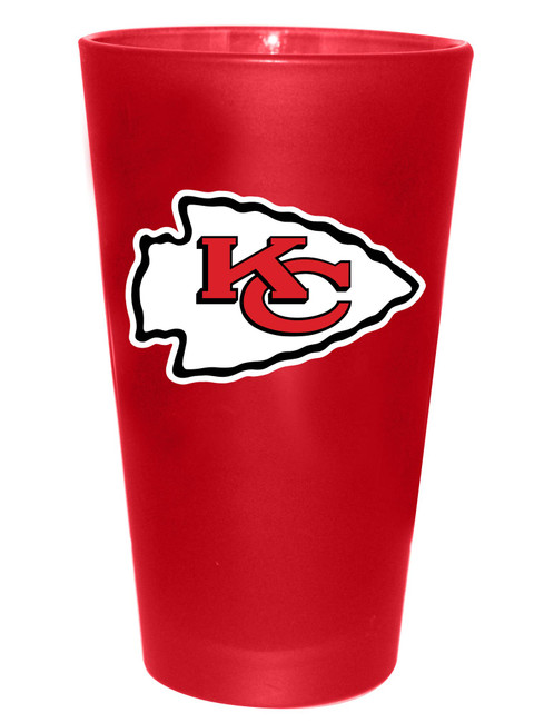 Kansas City Chiefs 16oz Color Frosted Pint Color Logo