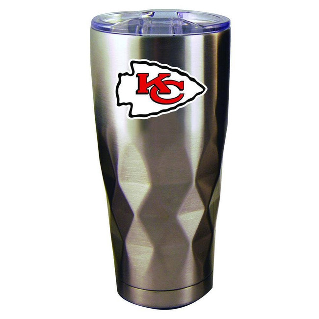 Kansas City Chiefs 22oz Stainless Steel Diamond Tumbler