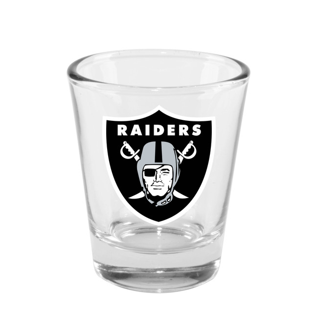 Las Vegas Raiders 2oz Clear Collector Glass