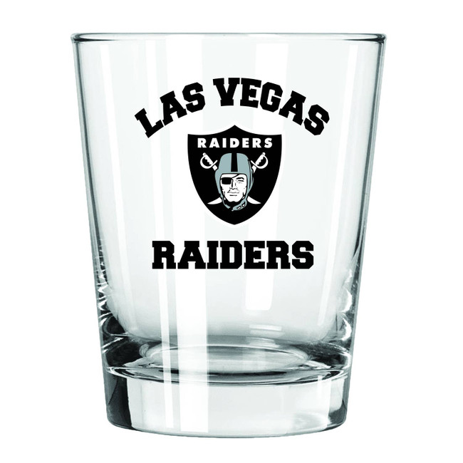 Las Vegas Raiders 15oz Old Fashioned w/Arches Logo