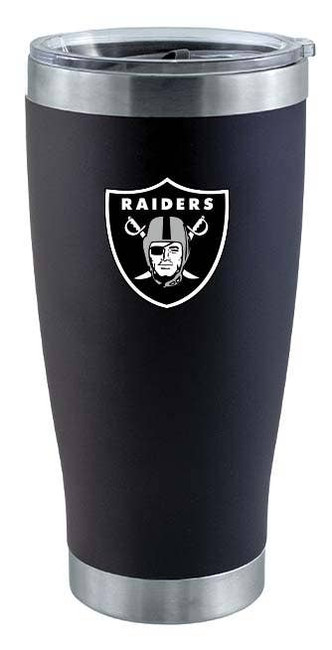 Las Vegas Raiders 20oz Black Tumbler w/Color Logo