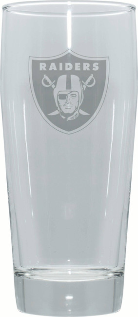 Las Vegas Raiders 16oz Pub Pilsner w/Etched Logo