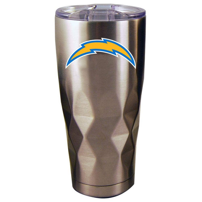 Los Angeles Chargers 22oz Stainless Steel Diamond Tumbler