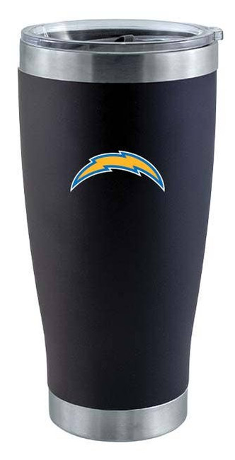 Los Angeles Chargers 20oz Black Tumbler w/Color Logo