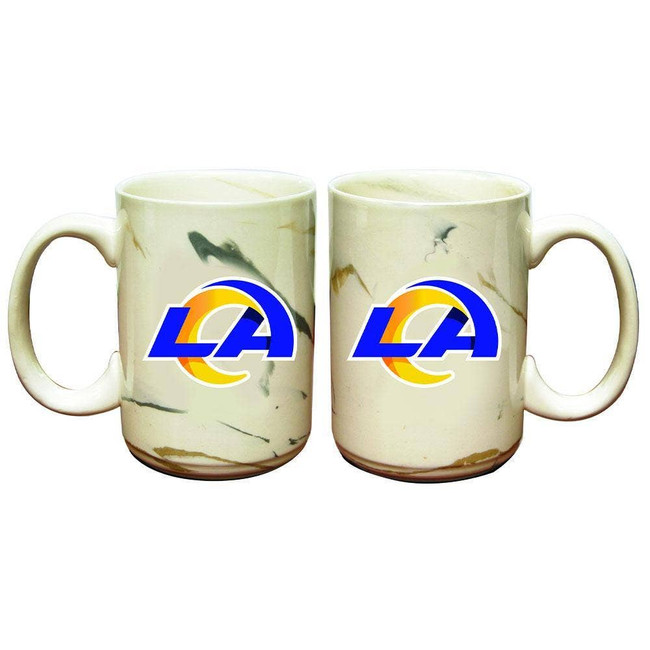 Los Angeles Rams Marble Ceramic Mug