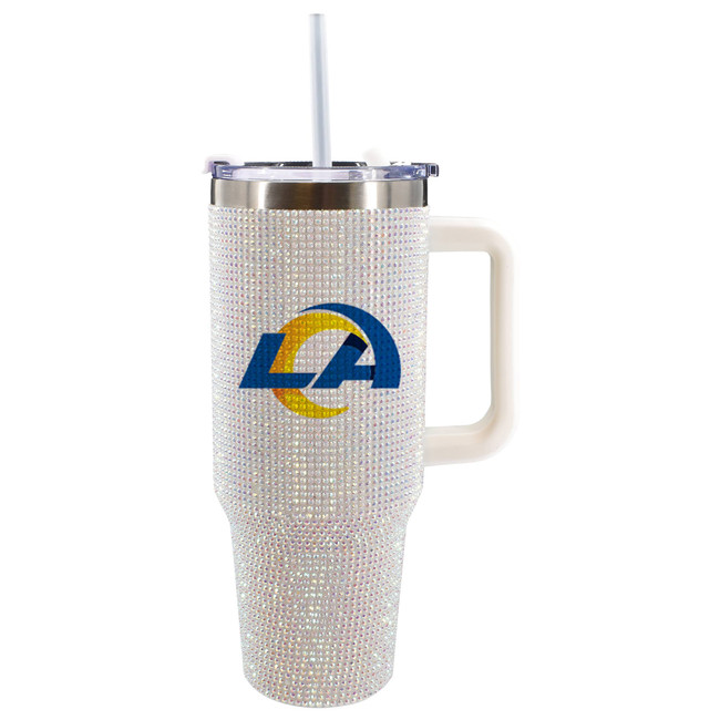 Los Angeles Rams 40oz Bling Tumbler