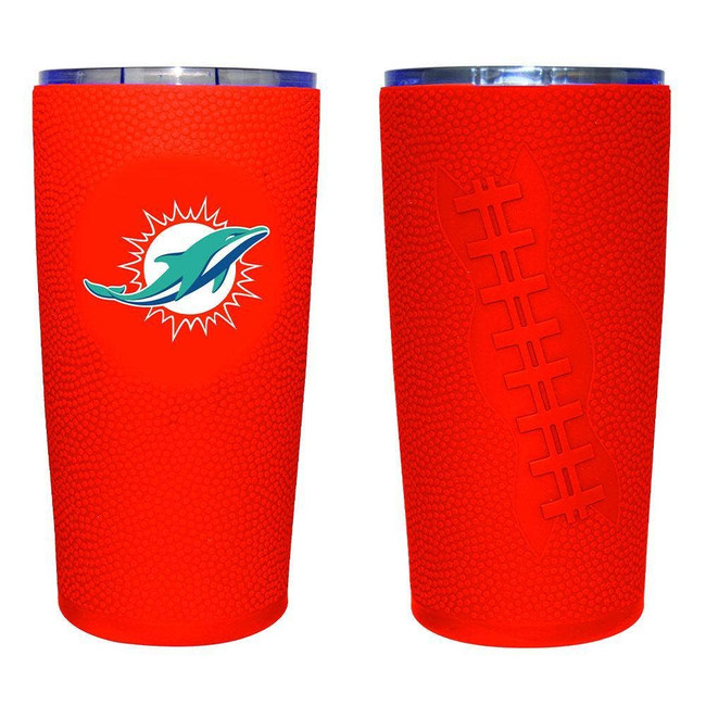 Miami Dolphins 20oz Tumbler w/Silicone Wrap