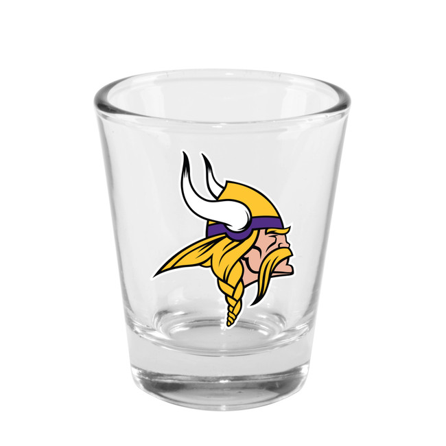 Minnesota Vikings 2oz Clear Collector Glass