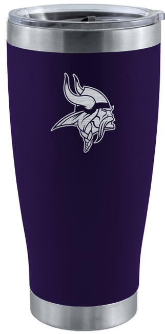 Minnesota Vikings 20oz Purple Tumbler w/Etched Logo