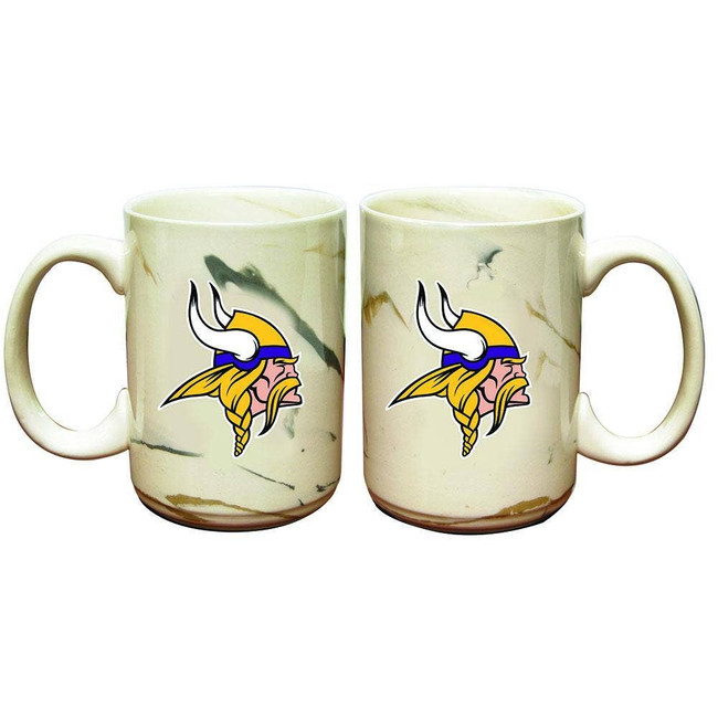 Minnesota Vikings Marble Ceramic Mug