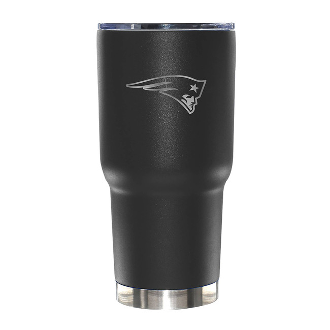 New England Patriots 30oz Black Etched Tumbler