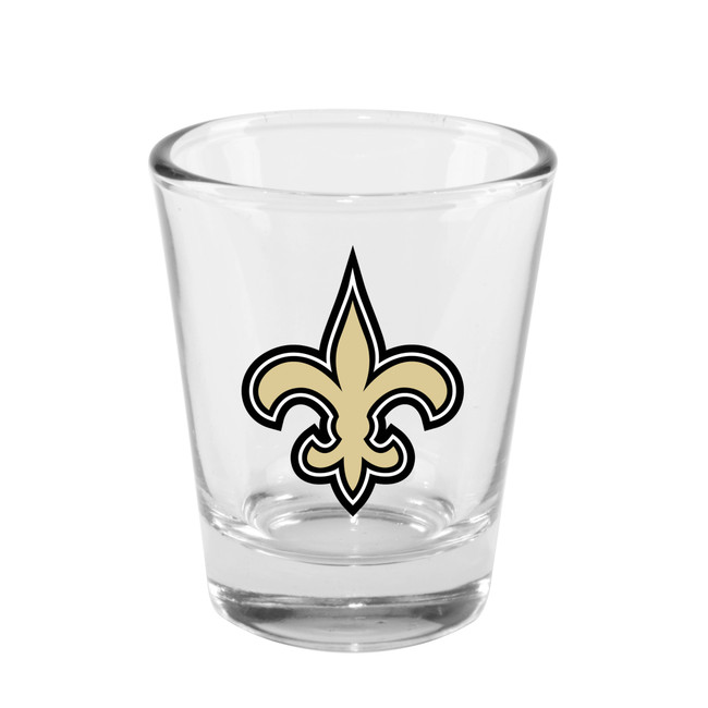 New Orleans Saints 2oz Clear Collector Glass