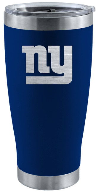 New York Giants 20oz Navy Tumbler w/Etched Logo