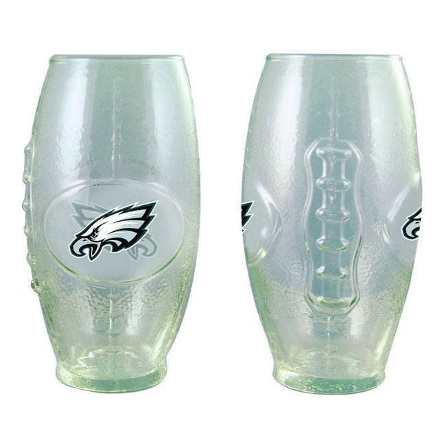Philadelphia Eagles Football Glass