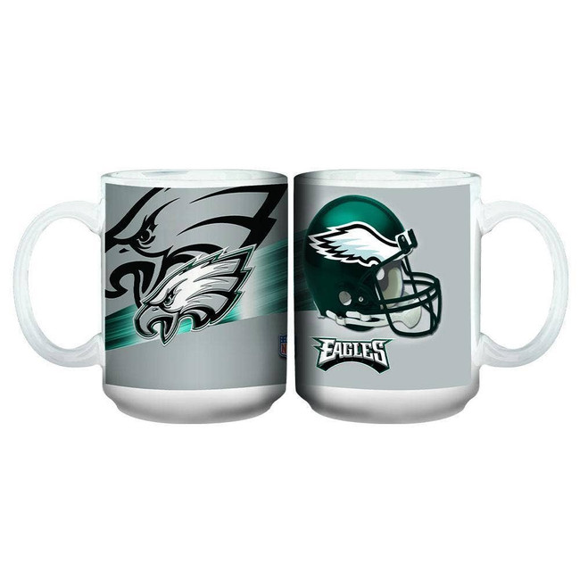 Philadelphia Eagles 15oz 3D White Mug