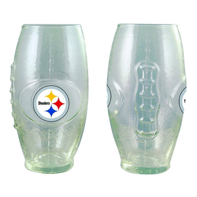 Pittsburgh Steelers Football Glass