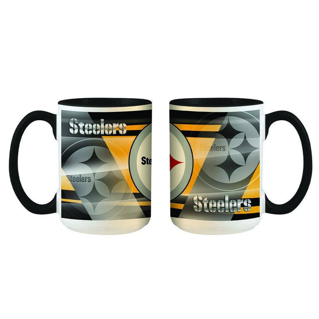 Pittsburgh Steelers 15oz Inner Color Shadow Mug