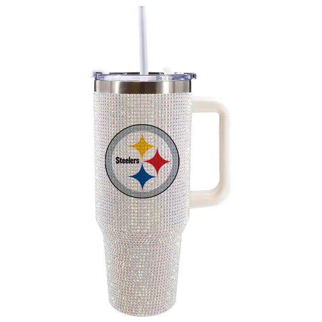 Pittsburgh Steelers 40oz Bling Tumbler