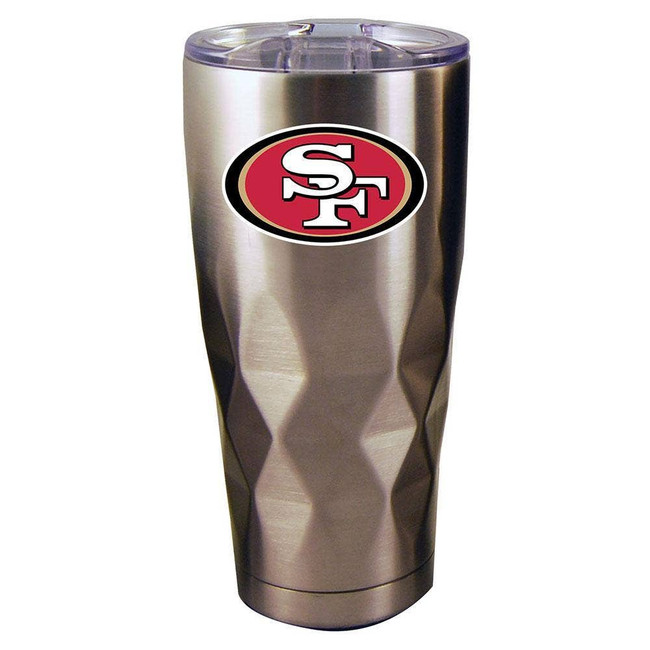 San Francisco 49ers 22oz Stainless Steel Diamond Tumbler