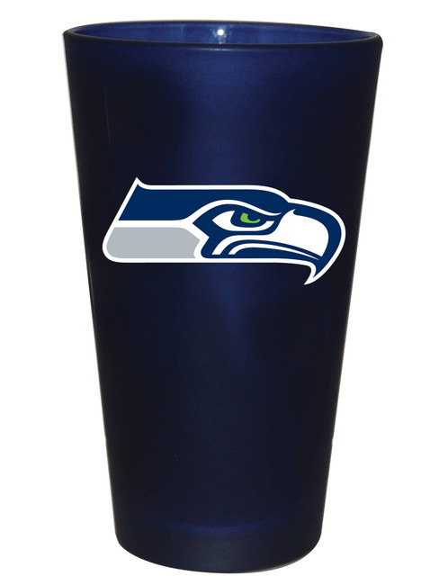 Seattle Seahawks 16oz Color Frosted Pint Color Logo