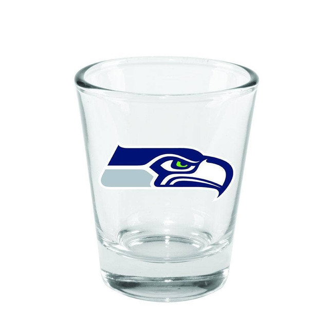 Seattle Seahawks 2oz Clear Collector Glass