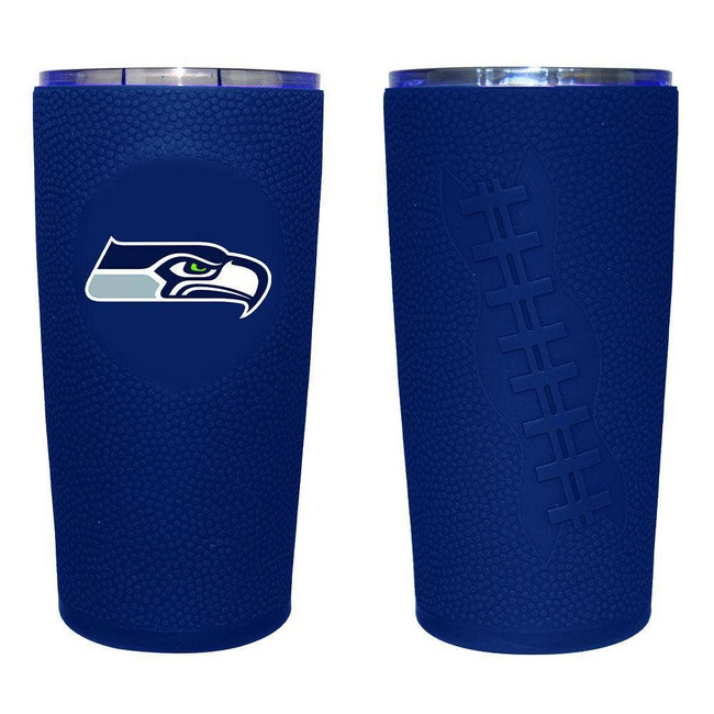 Seattle Seahawks 20oz Tumbler w/Silicone Wrap