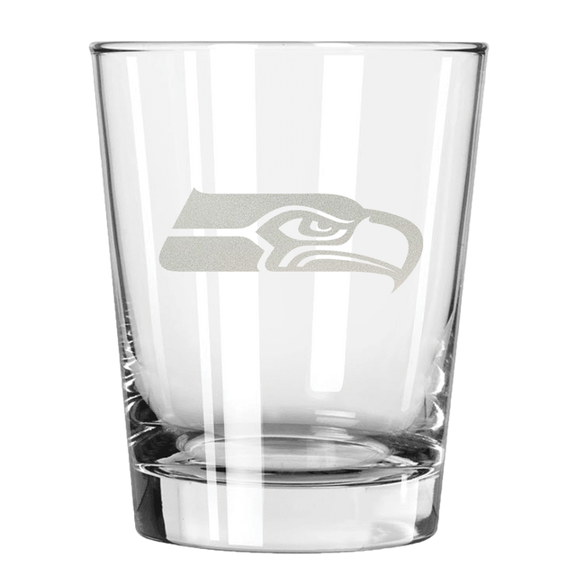 Seattle Seahawks 15oz Old Fashioned w/Etched Logo