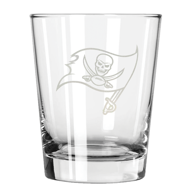 Tampa Bay Buccaneers 15oz Old Fashioned w/Etched Logo