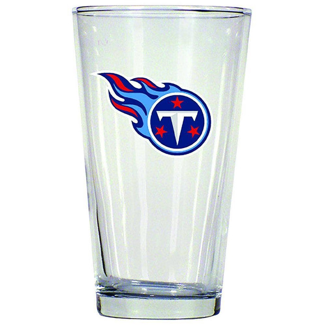 Tennessee Titans 16oz Pint Glass w/Color Logo