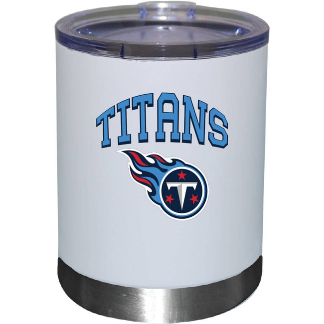Tennessee Titans 12oz White Low-Ball Tumbler Color Logo