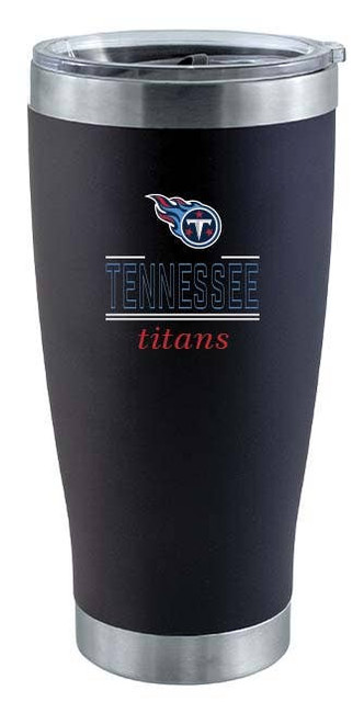 Tennessee Titans 20oz Black Tumbler w/Classic Crew Logo