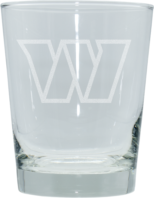 Washington Commanders 15oz Old Fashioned w/Etched Logo