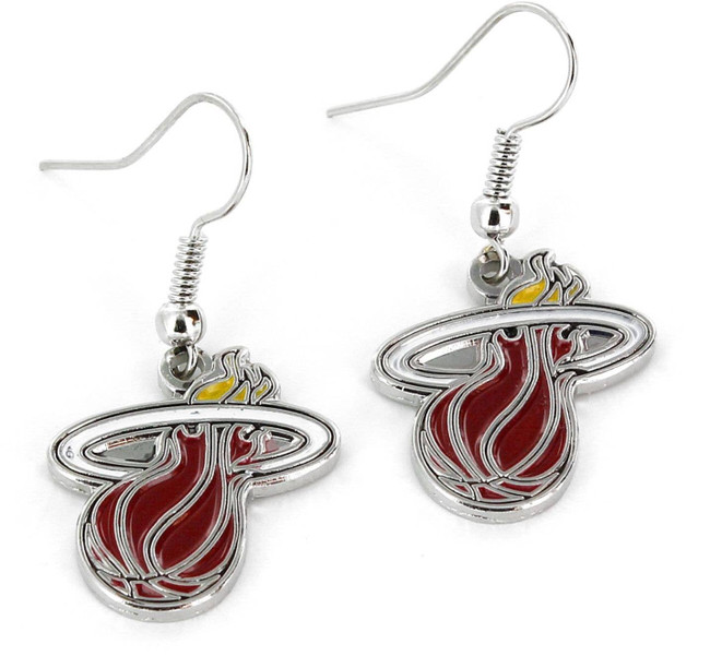 NBA Miami Heat Logo Dangle Earrings