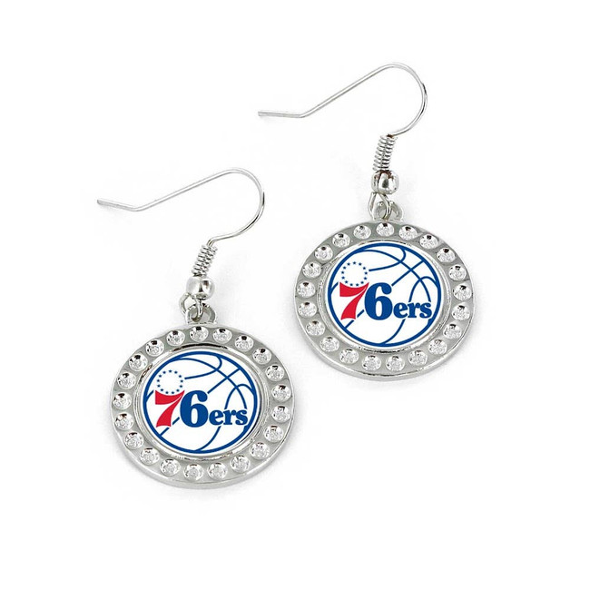 NBA Philadelphia 76ers Dimple Earrings