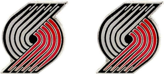 NBA Portland Trail Blazers Logo Post Earrings