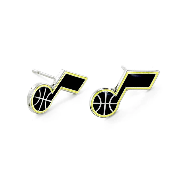 NBA Utah Jazz Logo Post Earrings
