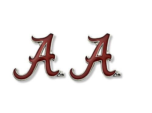 NCAA Alabama Crimson Tide Logo Post Earrings
